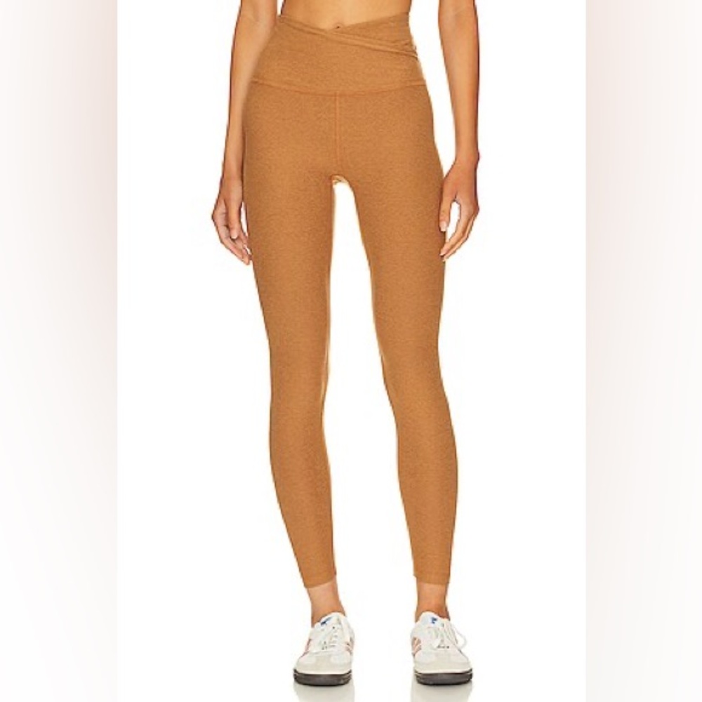 Beyond Yoga Toffee Spacedye At Your Leisure High Waisted Midi Legging Small